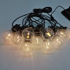 String Light Solar A19 A60 Outdoor Solar Power Led Decorative Solar Camping String Lights