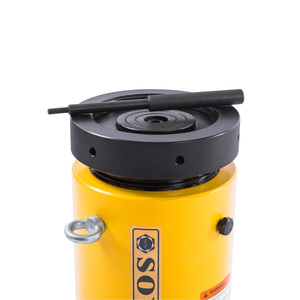 Gato hidráulico de acción simple de 50 toneladas con tuerca de seguridad CLL-506 - Product Image 3