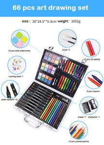 Kit de Peinture, <span class=keywords><strong>Dessin</strong></span> et Art DIY Coloré de 66 Pièces <span class=keywords><strong>pour</strong></span> Enfants et Adolescents avec Marqueurs d'Artiste - Product Image 2