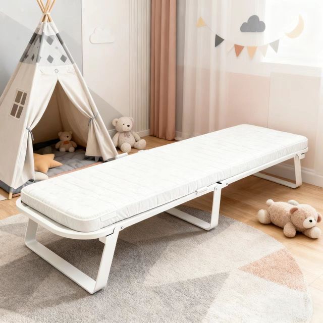 WF Modern Home Foldable Bedroom Furniture New Design Luxury Folding Metal Bed Frame