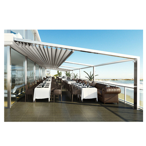 Topwindow Extérieure En Aluminium 3X4 <span class=keywords><strong>Pas</strong></span> <span class=keywords><strong>Cher</strong></span> Verre Toit Système <span class=keywords><strong>Kit</strong></span> Style Chinois Automatique Pergola - Product Image 6