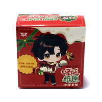 Boîte à cartes de Noël rouge