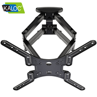 Soporte de TV de movimiento completo Kaloc Factory Fame para televisores de 32-60 pulgadas, retráctil, inclinable de -2/+10 grados, plegable y ajustable, modelo X5