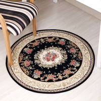 Custom Jacquard Non-Slip Chennille Thick Low Pile Runner Rug Modern Floral Carpet Floor Mat Living Room Machine Christmas PET