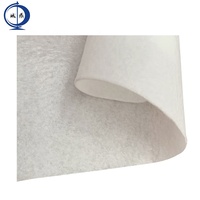 Tissu non tissé en polaire 100 % polyester blanc personnalisé, résistant aux taches, feutre adhésif, écologique, respirant, imperméable