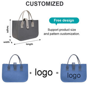 Bolsa de Fieltro de Venta Directa de Fábrica, Bolsas de Regalo Personalizadas, Bolso de Mano, Bolsa de Compras Reutilizable Premium - Product Image 5