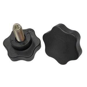 M4 plastic rubber head Thumb hand Knob screw adjustable table leg screw