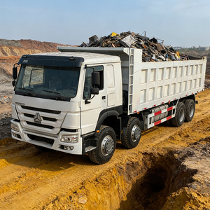 Camión Volquete Usado Sino Truck Howo 8x4 <span class=keywords><strong>de</strong></span> 12 Ruedas, 40-60 Toneladas, Camión Volquete Usado <span class=keywords><strong>de</strong></span> 371, 375, 380 HP, Año 2018-2022 para Minería y Extracción - Product Image 1