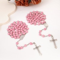 Perles de chapelet en cristal de haute qualité en gros, 8 mm, 10 mm, collier de chapelet personnalisé, chapelet musulman en gros