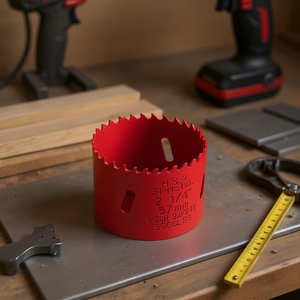 Broca perforadora de 2 1/4 pulgadas para cortar madera y metal, accesorio para taladro - Product Image 3