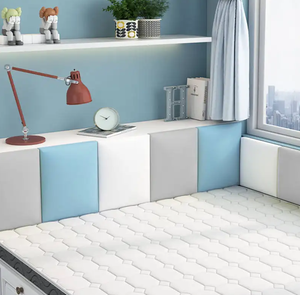 Hayhoe amovible peler et <span class=keywords><strong>coller</strong></span> <span class=keywords><strong>tête</strong></span> <span class=keywords><strong>de</strong></span> <span class=keywords><strong>lit</strong></span> murale rembourrée insonorisée bricolage panneaux <span class=keywords><strong>de</strong></span> <span class=keywords><strong>lit</strong></span> interchangeables - Product Image 1