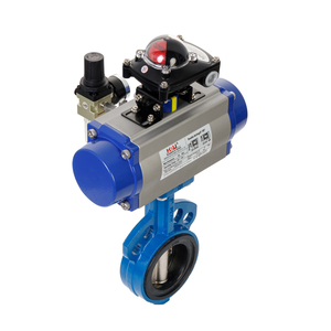 Hat92d Pn16 Pneumatic Double-acting Central-line with Limit Switch <b>Box</b> for Water Applications - Product Image 3