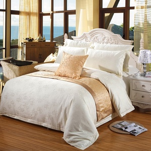 Hotel 5 estrellas raya 4 Uds edredón de algodón egipcio tamaño king cama doble juego de sábanas planas juego de cama de edredón de punto de satén - Product Image 3