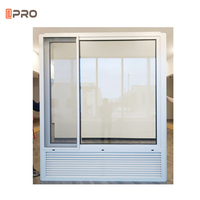 Fenêtre fixe en aluminium avec persienne Projet commercial d'appartement d'hôtel APRO