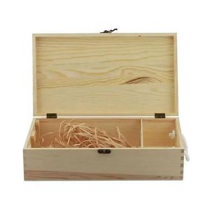 ¿Qué hacer con una caja de vino de madera? Caja de vino de madera para manualidades, mesa de caja de vino de madera - Product Image 4