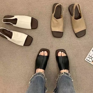 Sandalias Romanas de Primavera para Mujer JR Cross-Border Tallas Grandes 35-45, Estilo Coreano Retro de Moda para Exteriores con Suela Plana, Combinables con Todo, Colección 2025 - Product Image 1