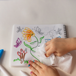 A5 formato stampe personalizzate riutilizzabili in Silicone bambini magico libro da colorare, lavabile per adulti disegno taccuino - Product Image 5