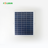Panneau solaire PERC 12V 18V à haute efficacité 22,4% non standard en PET, disposition personnalisée pour systèmes de surveillance sans fil
