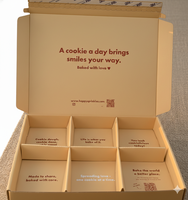 Boîtes d'emballage en carton personnalisées avec logo imprimé pour boulangerie, pâtisserie, gâteaux, biscuits, beignets (conformes aux normes FDA)