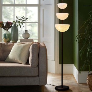 Lampadaire en marbre avec lumière LED pour la maison, salon, chambre à coucher, 300x1850mm, commande par interrupteur - Product Image 1