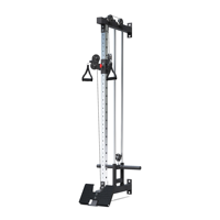 Machine de musculation à câbles croisés à charge par plaques pour Lat Pulldown et Rameur