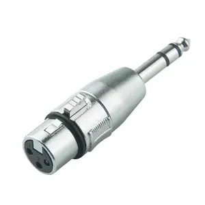 Аудиокабель speaker On XLR Female to 1/4 "TRS Adapter сбалансированный Female XLR to Four Inch 6,35mm Male адаптеры