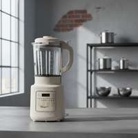 Pembuat Sup Multifungsi Antarmuka Bahasa Inggris dengan Blender, Pembersih Otomatis, Pengolah Makanan Bayi, Pembuat Susu Kedelai