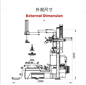 T-8 servizio di smontagomme per <span class=keywords><strong>autocarri</strong></span> commerciali 220V per macchine pesanti ottimizzate per flotte in modo sicuro e più rapido cambia il Design del No-Prybar - Product Image 5