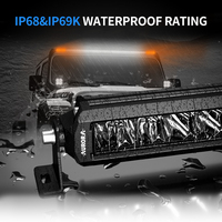 Aurora 30 pouces 150W double couleur Flood Spot Combo lumière stroboscopique voiture camion simple rangée barre lumineuse LED pour hors route