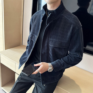 Giacca Top per <span class=keywords><strong>uomo</strong></span> alla moda bella Street Men versione coreana alla moda giacca primavera autunno - Product Image 4