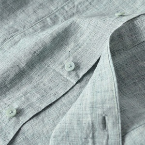 <span class=keywords><strong>Camicia</strong></span> <span class=keywords><strong>di</strong></span> <span class=keywords><strong>lino</strong></span> 100% <span class=keywords><strong>di</strong></span> alta qualità professionale professionale <span class=keywords><strong>camicia</strong></span> <span class=keywords><strong>di</strong></span> colore blu chiaro manica lunga Casual <span class=keywords><strong>camicia</strong></span> traspirante per gli uomini - Product Image 6