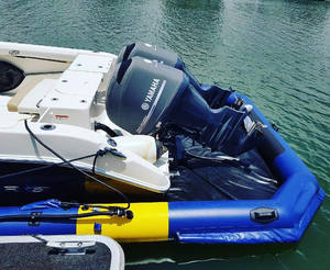 מסחרי מותאם אישית סירה מתנפח צף לפוצץ את הסירה להרים מעגן יבש מתנפחים לסירות - Product Image 3