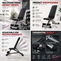 Banc de musculation à marque privée, logo personnalisé, faible MOQ, pliable, réglable, pour haltères, équipement de fitness à domicile, OEM ODM