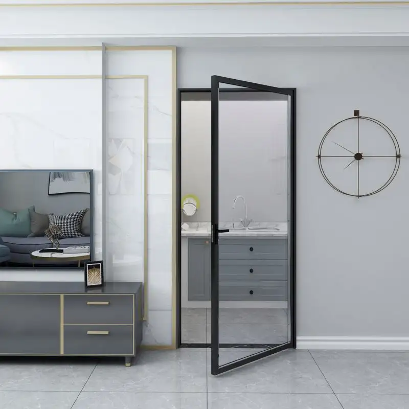 Nuovo Design Moderno Standard di Formato Personalizzato Top Appeso Telaio In Alluminio A Battente Bagno Tenda Finestra Battente In alluminio rivestito di windows