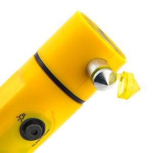 Emergency Seatbelt Cutter Window Breaker LED Flashlight Warning Light Bus Car Escape Tool <strong>Safety</strong> Hammer