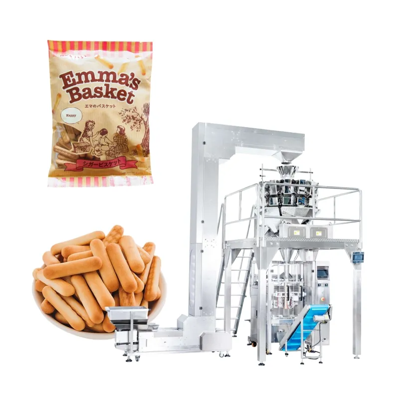 Factory Price Nitrogen Pouch Kerala Food Kurkure Nimko Namkeen Popcorn Packing Machine