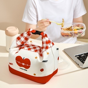 Support OEM Large Capacity <b>Lunch</b> <b>Box</b> Bag Cute Animal Picnic Handbag for School Portable Food Cooler Bags <b>Insulated</b> Rice Bag - Product Image 4