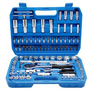 Lot de 121 outils à main combinés en acier au carbone pour réparation automobile, douilles 1/2 ", 3/8 ", 1/4 ", pour l'entretien - Product Image 6