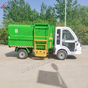 Camion Elettrico per Rifiuti di Piccole Dimensioni di Buona Qualità, Veicolo Avanzato per la Raccolta dei Rifiuti con Compattatore e Funzione di Scarico - Product Image 6