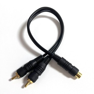 สายแยกเสียง RCA แบบ Y 1 ตัวเมียเป็น 2 ตัวผู้ สำหรับเครื่องเสียงติดรถยนต์ สายแยกเสียงแบบ Y สายเชื่อมต่อเสียงสเตอริโอ PVC - Product Image 5
