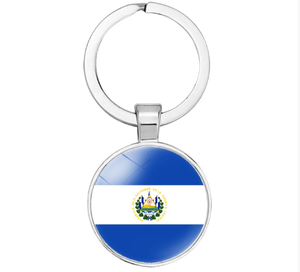 Bandera de Guatemala Bandera Nacional Americana Llavero colgante Metal y aleación Llavero ligero Colgante de <span class=keywords><strong>coche</strong></span> con borde cruzado - Product Image 6