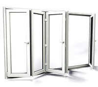 Fenêtres en verre à battant de style balançoire européenne moderne Salle panoramique insonorisée Fonction résistante aux ouragans pour les chambres à coucher