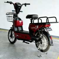 Vélo cargo électrique direct usine 60V, vélo de livraison électrique pour la nourriture 350W 500W, vélo de livraison de repas, vélo cargo électrique