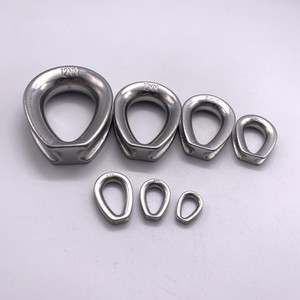 Ditale del cavo del ditale del cavo metallico del ditale della colata dell'acciaio inossidabile di 2mm-16mm - Product Image 3