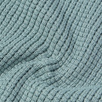 Pull en maille gaufrée 100 % coton personnalisé pour homme, col rond épais 7GG, style haut de gamme, chaud pour l'hiver, tricot de printemps, vente en gros OEM