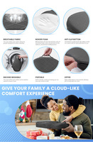 Coussin de siège en gel orthopédique pour chaise de bureau confortable et rafraîchissant Coussin de siège ergonomique en gel pour voiture en extérieur