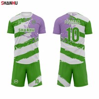 Camiseta de Fútbol en Oferta, Uniforme Personalizado para Equipos Escolares, Ligero, para Estudiantes, Competencia de Fútbol, Entrenamiento, Actividad Deportiva