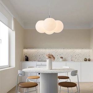 Atunus Nordic minimalista elegante palloncino bianco camera dei <span class=keywords><strong>bambini</strong></span> luce ragazza palla lampada a sospensione ristorante lampada camera da letto lampadario - Product Image 5