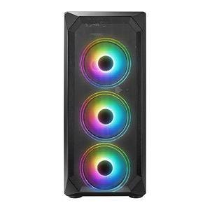 Gabinete de Computadora ATX de Alta Calidad, Diseño Poligonal con Malla, para Juegos, Cristal Templado, OEM, Aluminio, para Oficina, Escritorio - Product Image 2