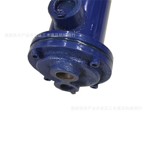 Enfriador de aceite de carcasa y tubos GLC 0.8, intercambiador de calor industrial refrigerado por agua, tipo horizontal - Product Image 3